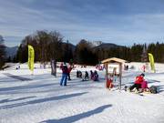 Skicursus voor kinderen op de Obersalzberg