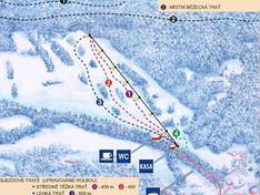 Pistekaart Nezdice na Šumavě