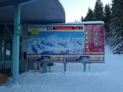 Informatiebord in het dal