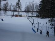 Hoofdafdaling onderste deel