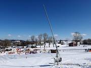 Sneeuwkanonnen in het Kinderland