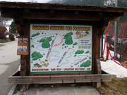 Pistekaart bij het dalstation