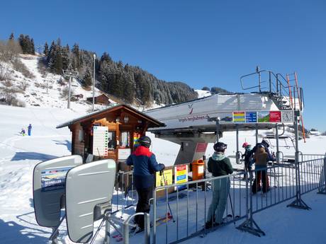 Glarner Alpen: netheid van de skigebieden – Netheid Brigels/Waltensburg/Andiast
