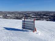 Pistebewegwijzering in het skigebied Ramundberget