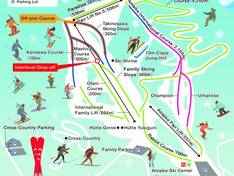 Pistekaart Owani Onsen