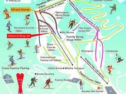 Pistekaart Owani Onsen