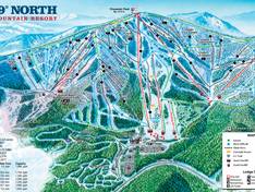 Pistekaart 49 Degrees North Mountain Resort