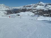 Afdalingen op de Solaise in Val d'Isère