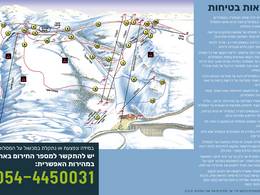 Pistekaart Mount Hermon – Neve Ativ