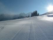 Zeer goede pistepreparatie