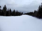 Lichte en brede piste La Familiale