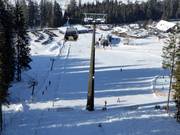 Oefenhelling bij de oefenlift Fichtelland (Altenmarkt)