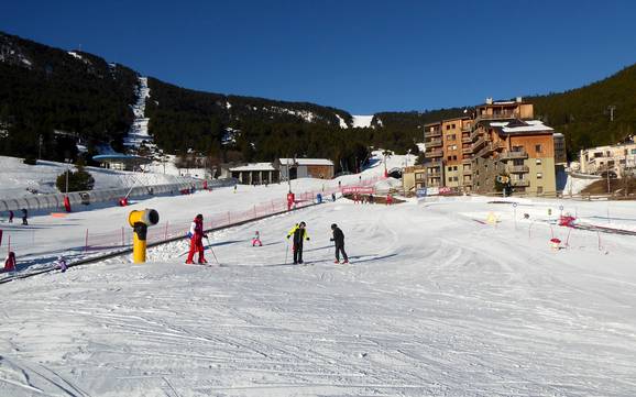 Skigebieden voor beginners in het arrondissement Prades – Beginners Les Angles