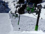 Sneeuwkanonnen op de Diretissima Gerlos