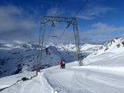 Kreuzkogellift - Sleeplift met T-beugel/Ankerlift