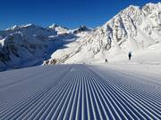 Zeer goede pistepreparatie