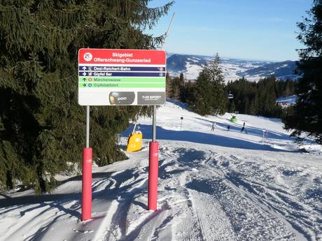 Hörnerdörfer: oriëntatie in skigebieden – Oriëntatie Ofterschwang/Gunzesried – Ofterschwanger Horn
