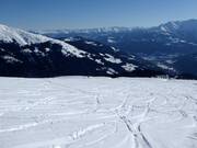 Diep sneeuw helling in Brigels/Waltensburg/Andiast