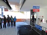 Attent personeel bij de stoeltjeslift