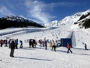 Beginnersgebied bij de Lamarkliften in Hochfügen