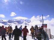 Uitzicht vanaf de Cima Andes op 3485 m