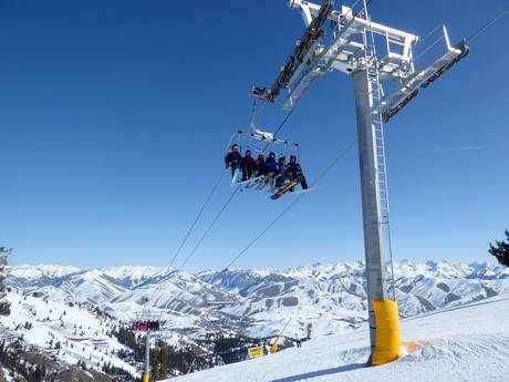 Idaho: beste skiliften – Liften Bald Mountain – Sun Valley