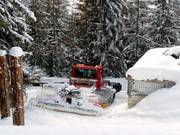 De pistebully van de Kellerjoch