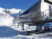 Moulins Express - 6-persoons hogesnelheidsstoeltjeslift (koppelbaar)