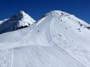 Zwarte piste vanaf de Eggishorn