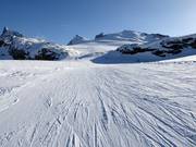 Schietspiste van de Furggsattel naar het Schwarzsee