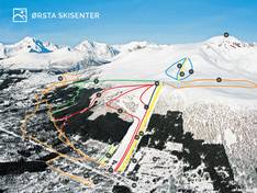 Pistekaart Ørsta Skisenter