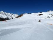 Tschunggaipiste bij het middenstation