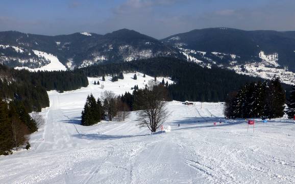 Grootste hoogteverschil in het district Waldshut – skigebied Menzenschwand (St. Blasien) – Spießhorn