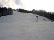 Afdaling vanaf de Sorgschrofen