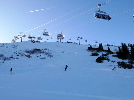 Skigebieden voor gevorderden en off-piste skiërs Chiemgauer Alpen – Gevorderden, off-piste skiërs Steinplatte Winklmoosalm – Waidring/Reit im Winkl
