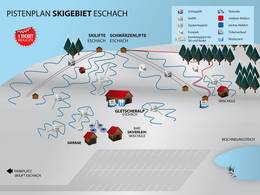 Pistekaart Schwärzenlifte – Eschach