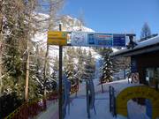 Informatie bij de liften