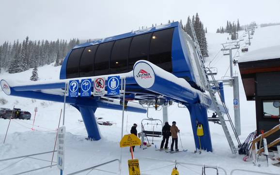 Central Kootenay: beste skiliften – Liften Whitewater – Nelson