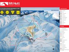 Pistekaart Mt. Hutt