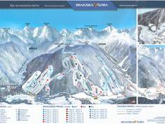 Pistekaart Kranjska Gora