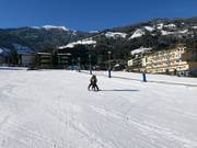 Beginnersgebied bij het dalstation