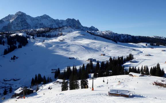 Salzburger Saalachtal: Grootte van de skigebieden – Grootte Almenwelt Lofer