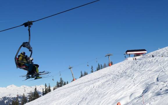 Gailtaler Alpen: Grootte van de skigebieden – Grootte Goldeck – Spittal an der Drau