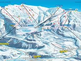 Pistekaart Hoch-Ybrig – Unteriberg/Oberiberg