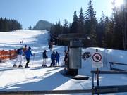 Trögllift - Sleeplift met T-beugel/Ankerlift