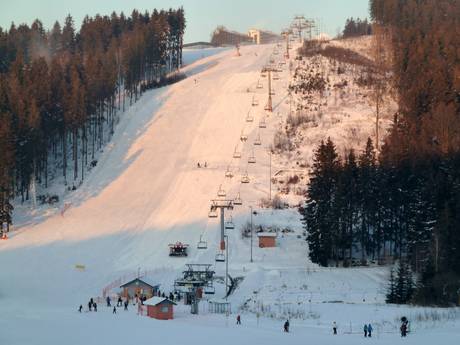 westelijke Ertsgebergte: beste skiliften – Liften Schöneck (Skiwelt)