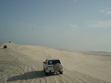 West-Azië: Grootte van de skigebieden – Grootte Sandboarding Mesaieed (Doha)