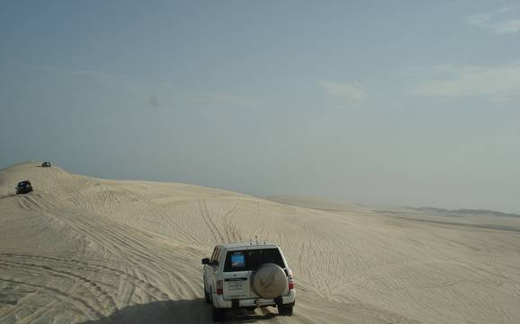 Katar: Grootte van de skigebieden – Grootte Sandboarding Mesaieed (Doha)