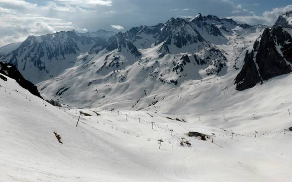 Argelès-Gazost: Grootte van de skigebieden – Grootte Grand Tourmalet/Pic du Midi – La Mongie/Barèges