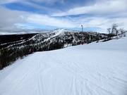 In het skigebied Vemdalsskalet is er volop sneeuw
